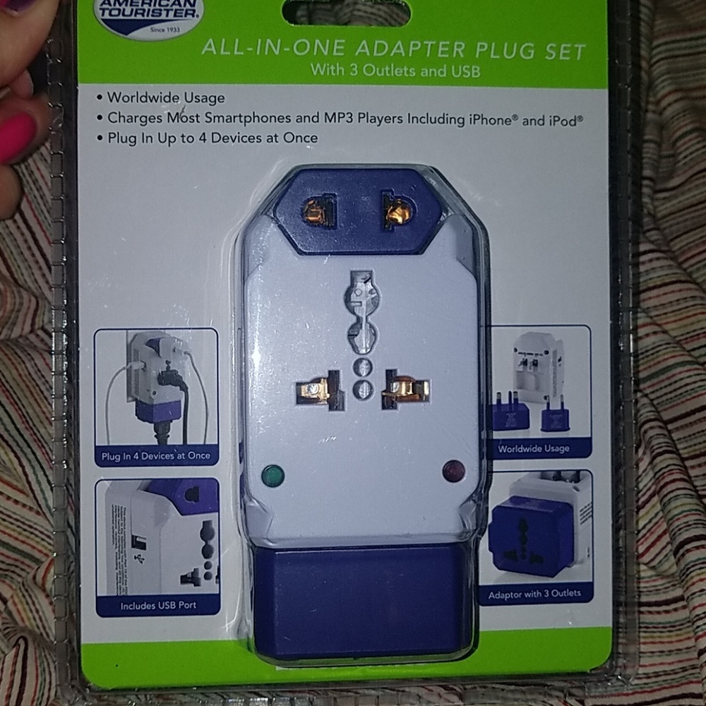 All in one adapter plug set